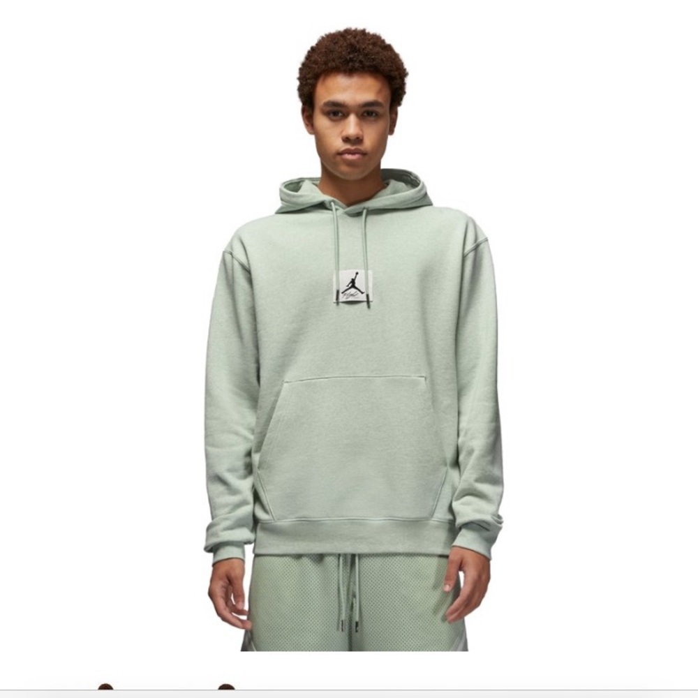 Jordan Essentials Flight hoodie Seafoam Mens size XL